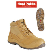 Mens Hard Yakka Utility Side Zip Safety Steel Cap Toe Work Boots Shoe Y60120 - Land to Coast