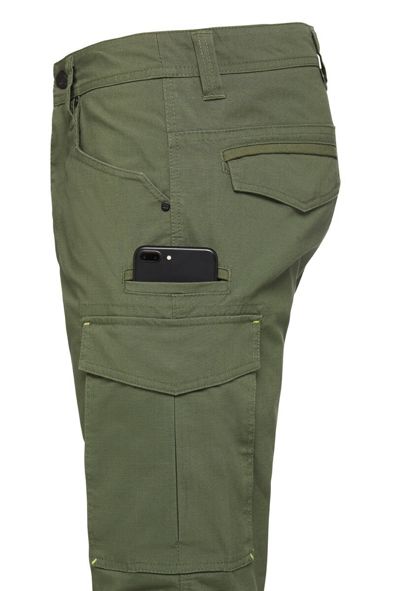 Mens Hard Yakka Work Pants 3056 Ripstop Stretch Cargo Slim Fit Tough Y02255 - Land to Coast