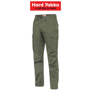 Mens Hard Yakka Work Pants 3056 Ripstop Stretch Cargo Slim Fit Tough Y02255 - Land to Coast