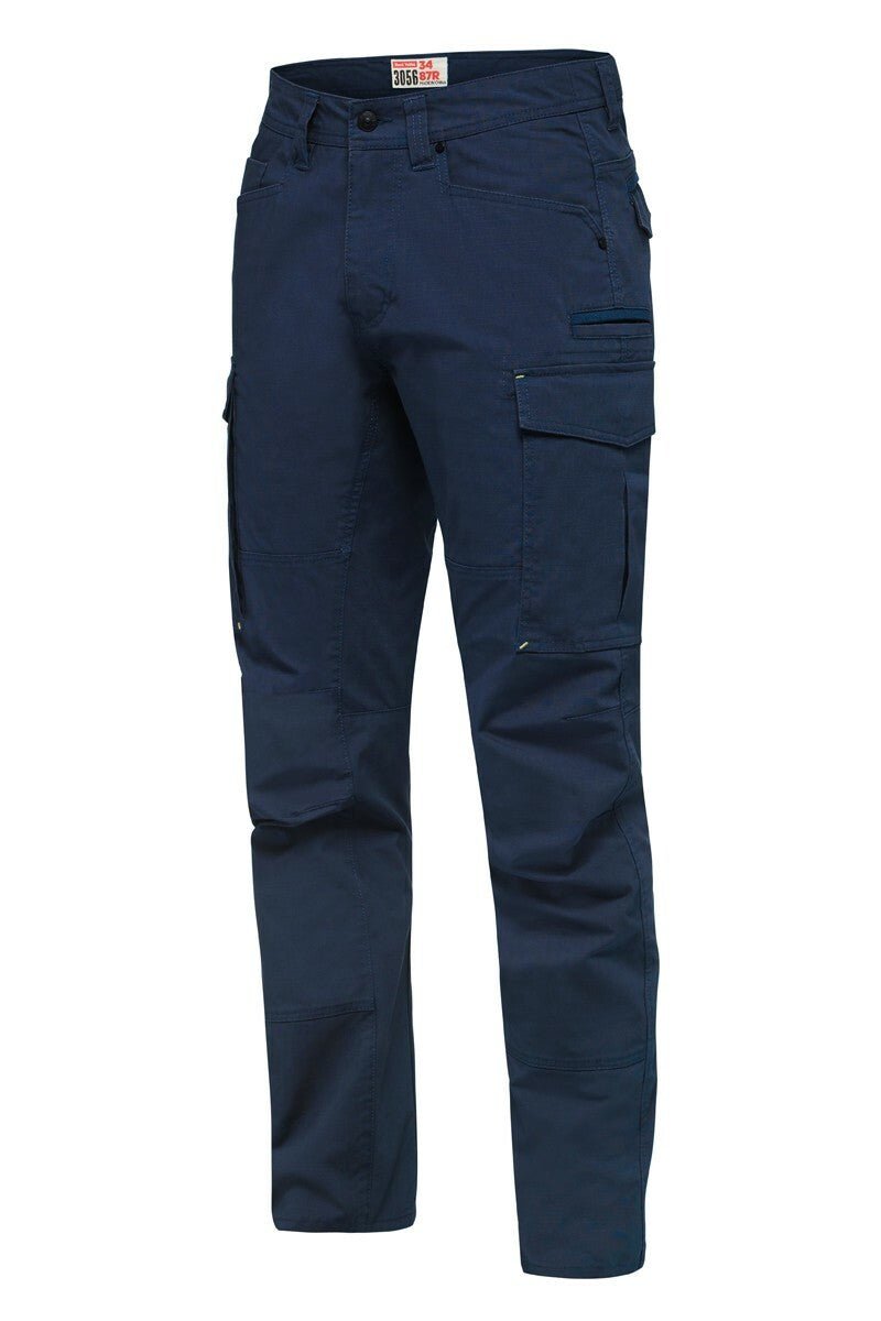 Mens Hard Yakka Work Pants 3056 Ripstop Stretch Cargo Slim Fit Tough Y02255 - Land to Coast