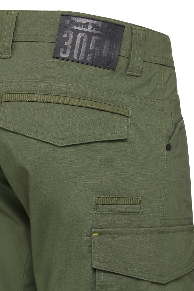 Mens Hard Yakka Work Pants 3056 Ripstop Stretch Cargo Slim Fit Tough Y02255 - Land to Coast
