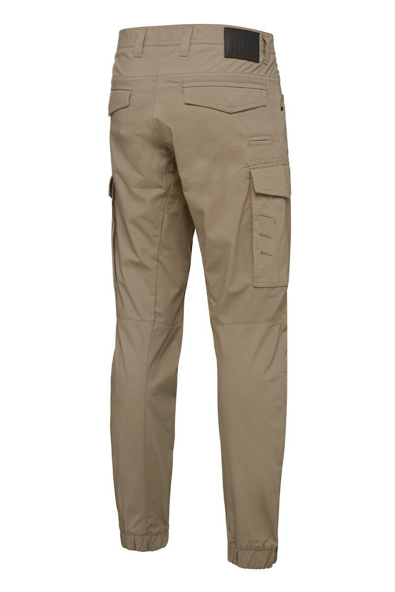 Mens Hard Yakka Work Pants Cuff 3056 Ripstop Stretch Cargo Slim Fit Tough Y02340 - Land to Coast
