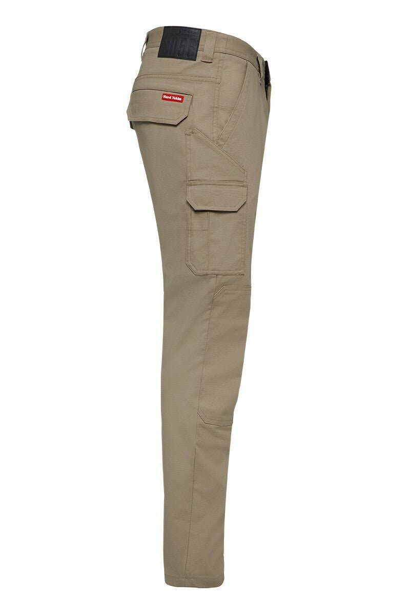 Mens Hard Yakka Work Trade Pants 3056 Canvas Stretch Cargo Slim Fit Tough Y02880 - Land to Coast