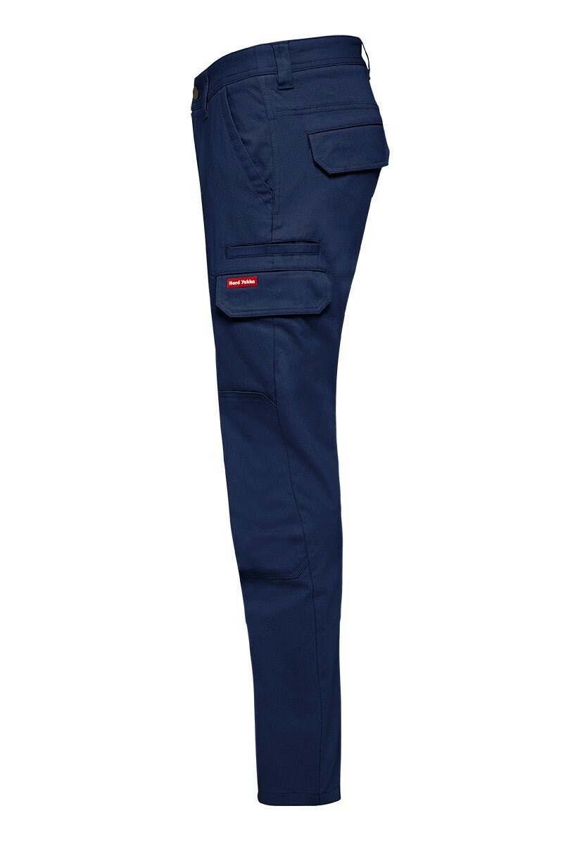 Mens Hard Yakka Work Trade Pants 3056 Canvas Stretch Cargo Slim Fit Tough Y02880 - Land to Coast