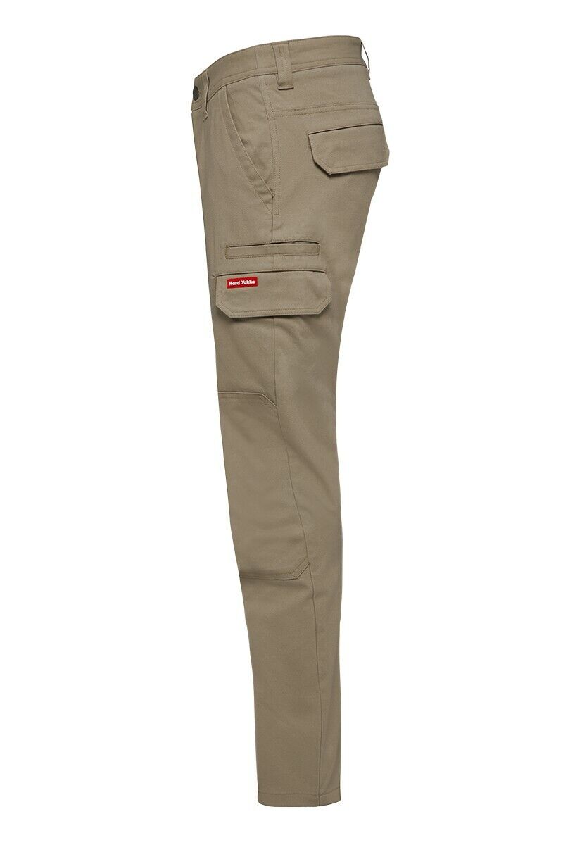 Mens Hard Yakka Work Trade Pants 3056 Canvas Stretch Cargo Slim Fit Tough Y02880 - Land to Coast