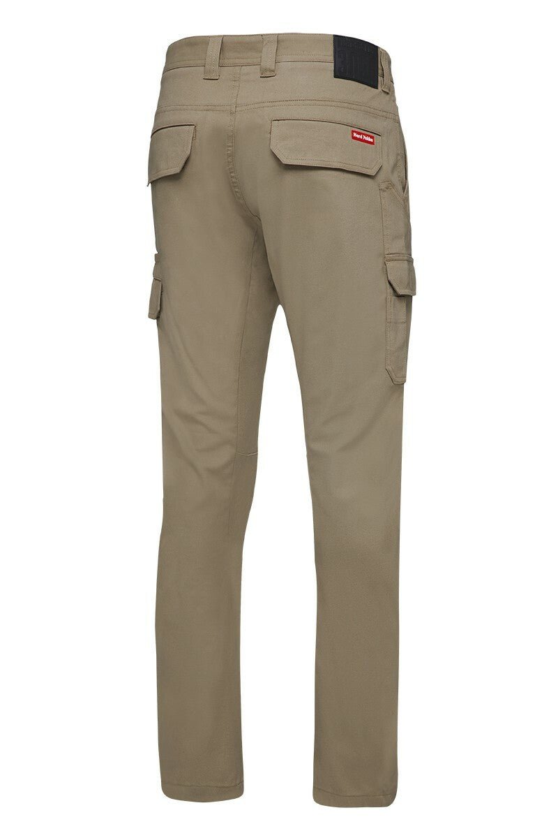 Mens Hard Yakka Work Trade Pants 3056 Canvas Stretch Cargo Slim Fit Tough Y02880 - Land to Coast