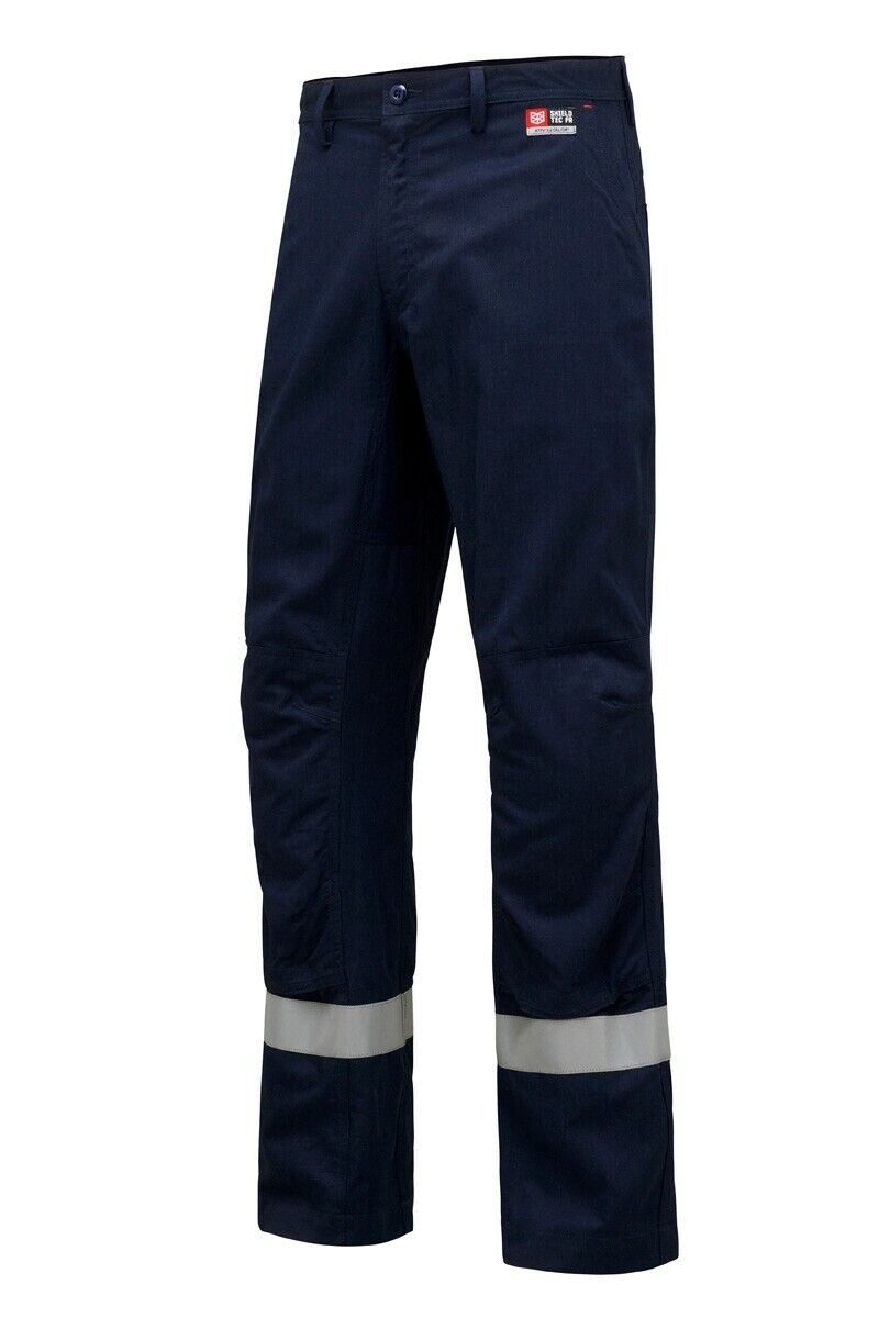 Mens Hard Yakka Workwear Pants Sheildtec Fire Resistant Cargo Tape Safety Y02670 - Land to Coast