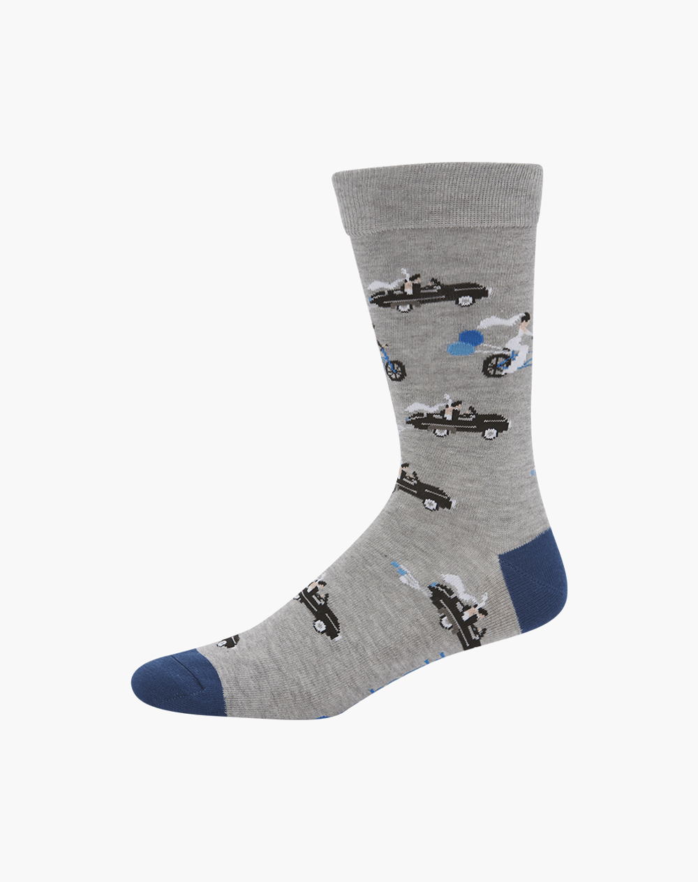 MENS JUST HITCHED BAMBOO SOCK CARD - Land to Coast