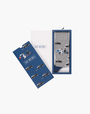 MENS JUST HITCHED BAMBOO SOCK CARD - Land to Coast