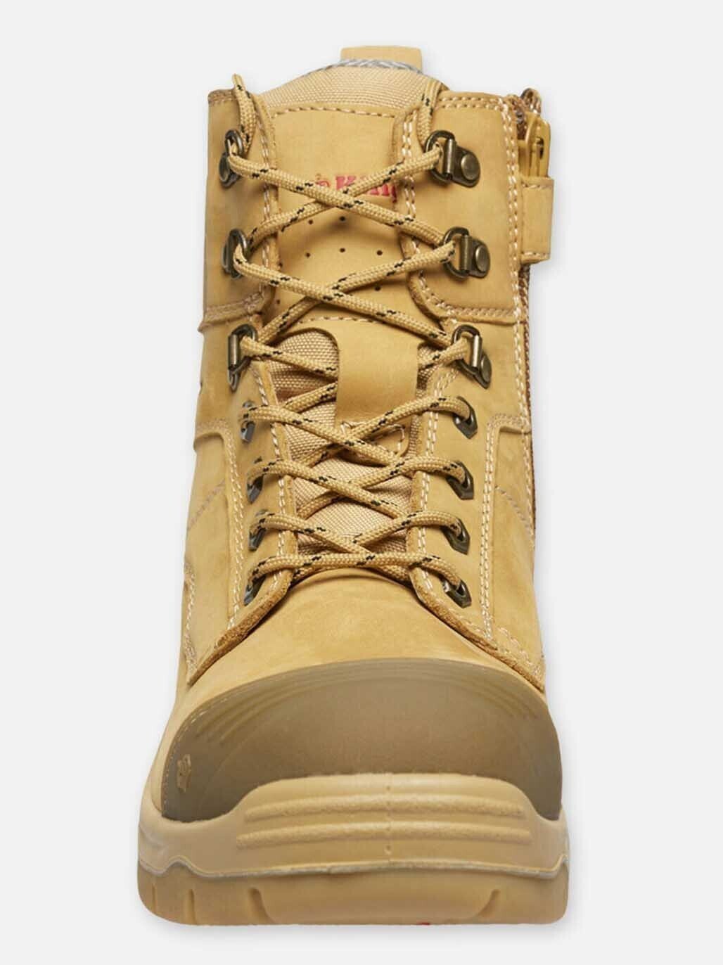 Mens KingGee Phoeniz 6 - Z Wheat Leather Work Safety Boots Tough DuPont K27880 - Land to Coast