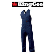 Mens KingGee Sleeveless Cotton Drill Overall Overalls Tough Work 310gsm K02060 - Land to Coast