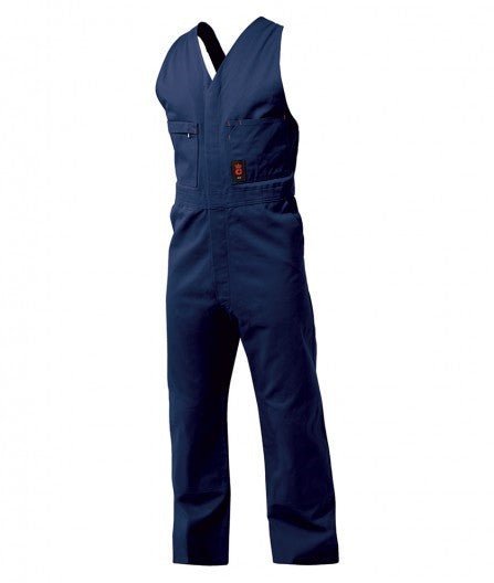 Mens KingGee Sleeveless Cotton Drill Overall Overalls Tough Work 310gsm K02060 - Land to Coast