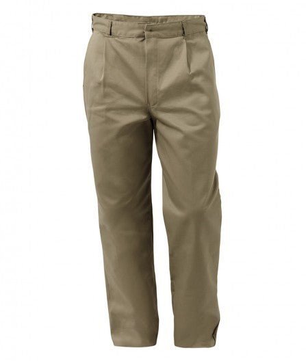 Mens KingGee Steel Tough Cotton Drill Work Trousers Pants Classic Pleat K03010 - Land to Coast