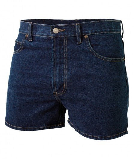 Mens KingGee Stretch Denim Work Shorts Workwear Safety Durable Heavy Duty K07020 - Land to Coast