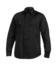 Mens KingGee Tradie Slim Fit Long Sleeve Work Shirt Ultra Lightweight Job K14350 - Land to Coast