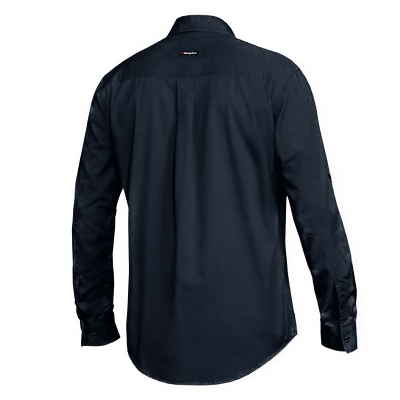 Mens KingGee Tradie Slim Fit Long Sleeve Work Shirt Ultra Lightweight Job K14350 - Land to Coast