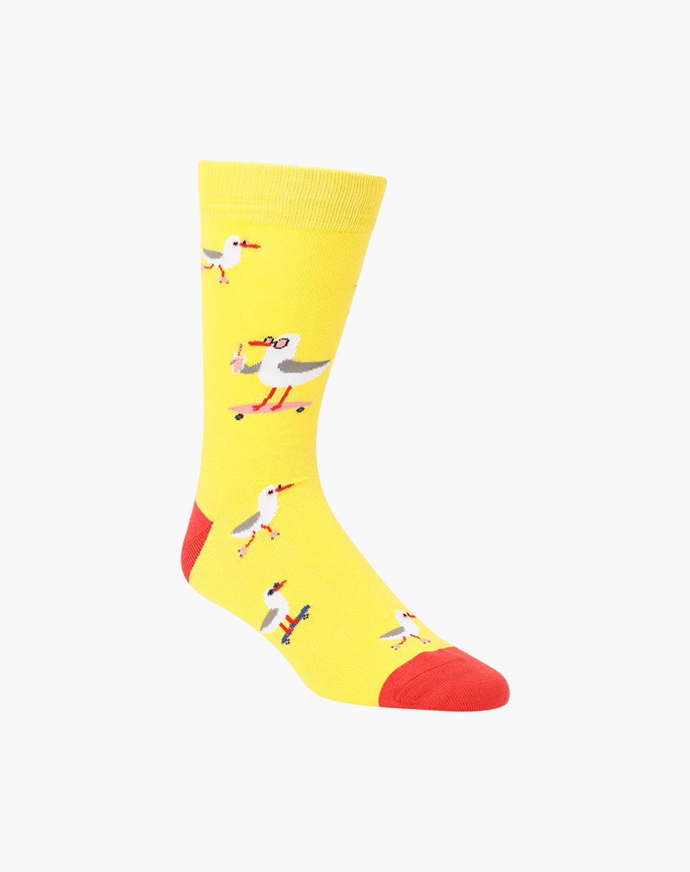 MENS SEASIDE SEAGULL BAMBOO SOCK - Land to Coast