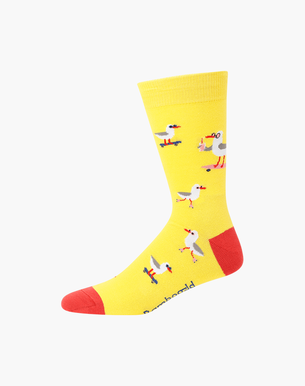 MENS SEASIDE SEAGULL BAMBOO SOCK - Land to Coast