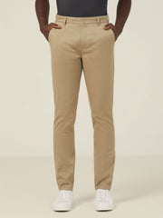 Mens Stretch Cotton Chino Work Pants Slim Fit Durable Comfort Desert CATCNM - Land to Coast