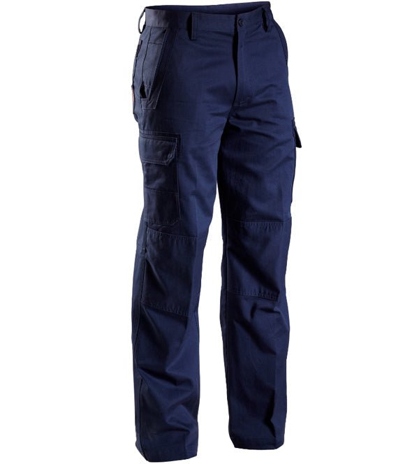 Mens Stubbies Tough Drill Pants Workwear Work Safety 7 Pocket Durable BP2600 - Land to Coast
