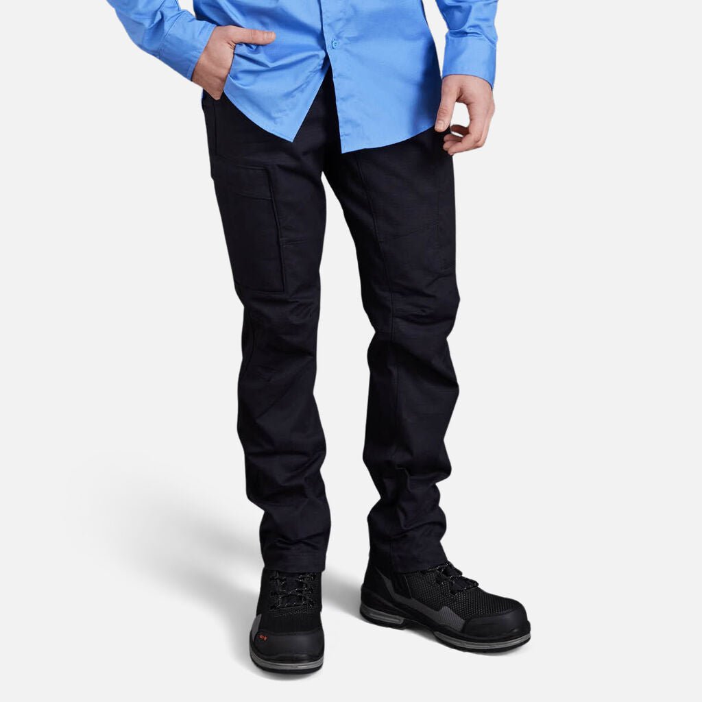 Men’s Workcool Pro stretch work cargo pants durable ripstop Black K13026 - Land to Coast