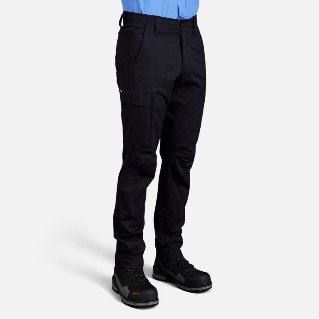Men’s Workcool Pro stretch work cargo pants durable ripstop Black K13026 - Land to Coast