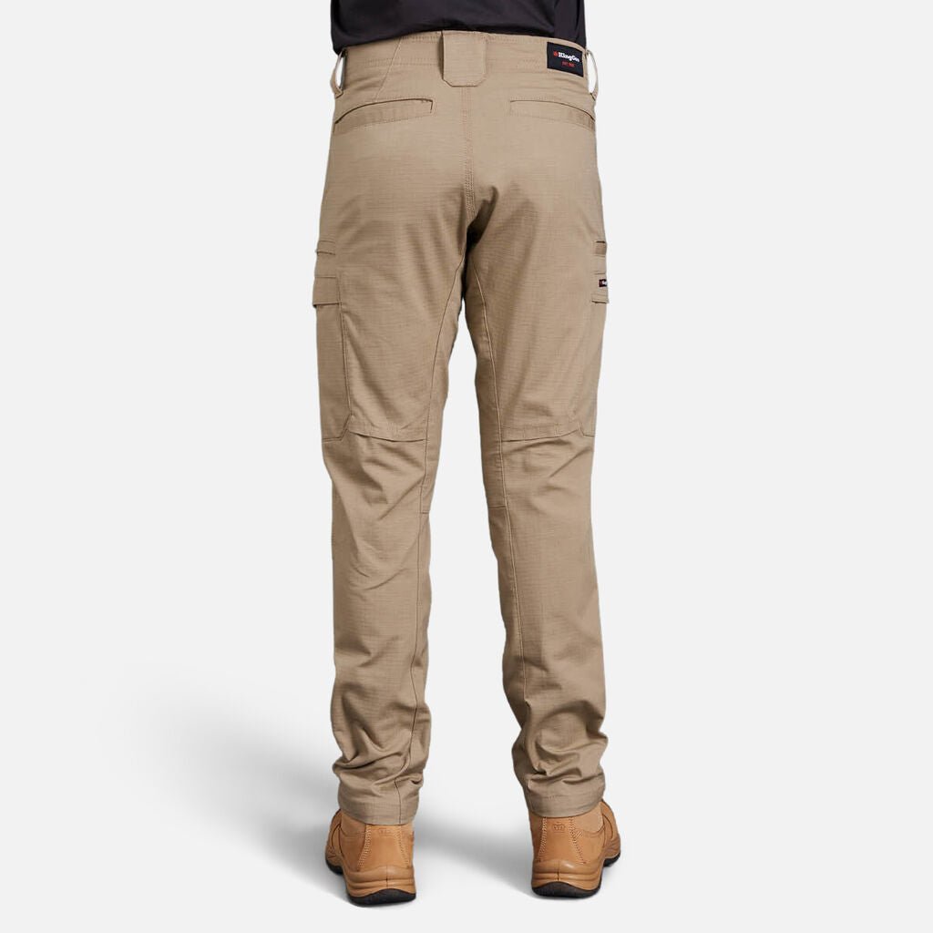 Men’s Workcool Pro stretch work cargo pants durable ripstop Khaki K13026 - Land to Coast