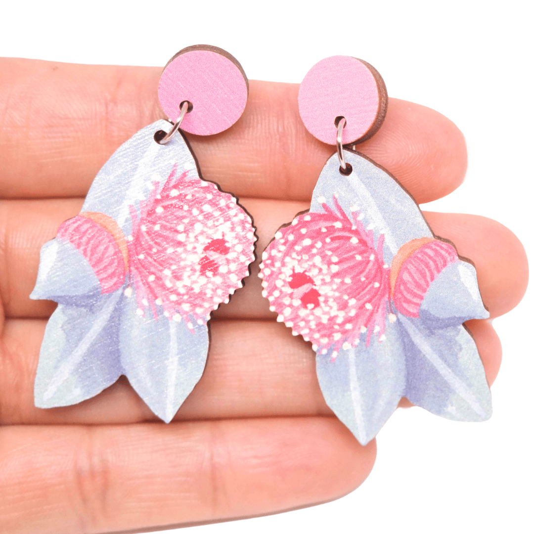 Mottlecah Australian Wildflower Earrings - Land to Coast
