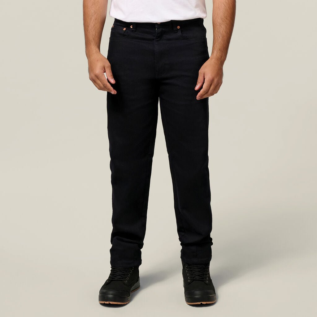 Mustang regular fit stretch work jean black heavyweight workwear Y43246 - Land to Coast