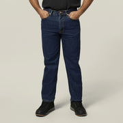 Mustang reinforced stretch work jeans indigo regular fit Navy Y43247 - Land to Coast