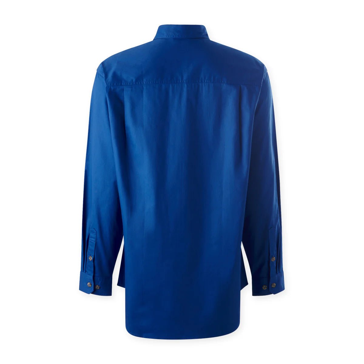 Mustang Signature LS Closed Front Work Shirt – Cobalt Y04004 - Land to Coast