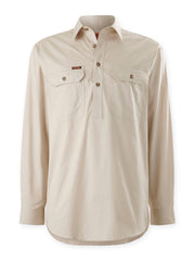Mustang Signature LS Closed Front Work Shirt Pebble Y04004 - Land to Coast
