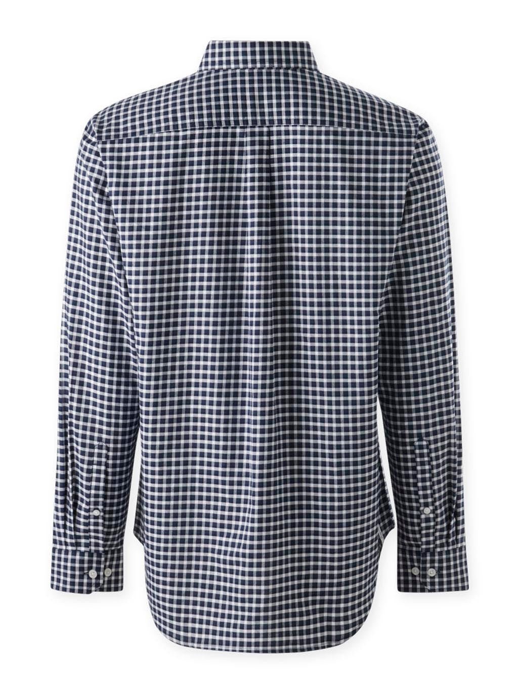 Mustang Signature LS Formal Check Shirt – Blue Check Y04005 - Land to Coast