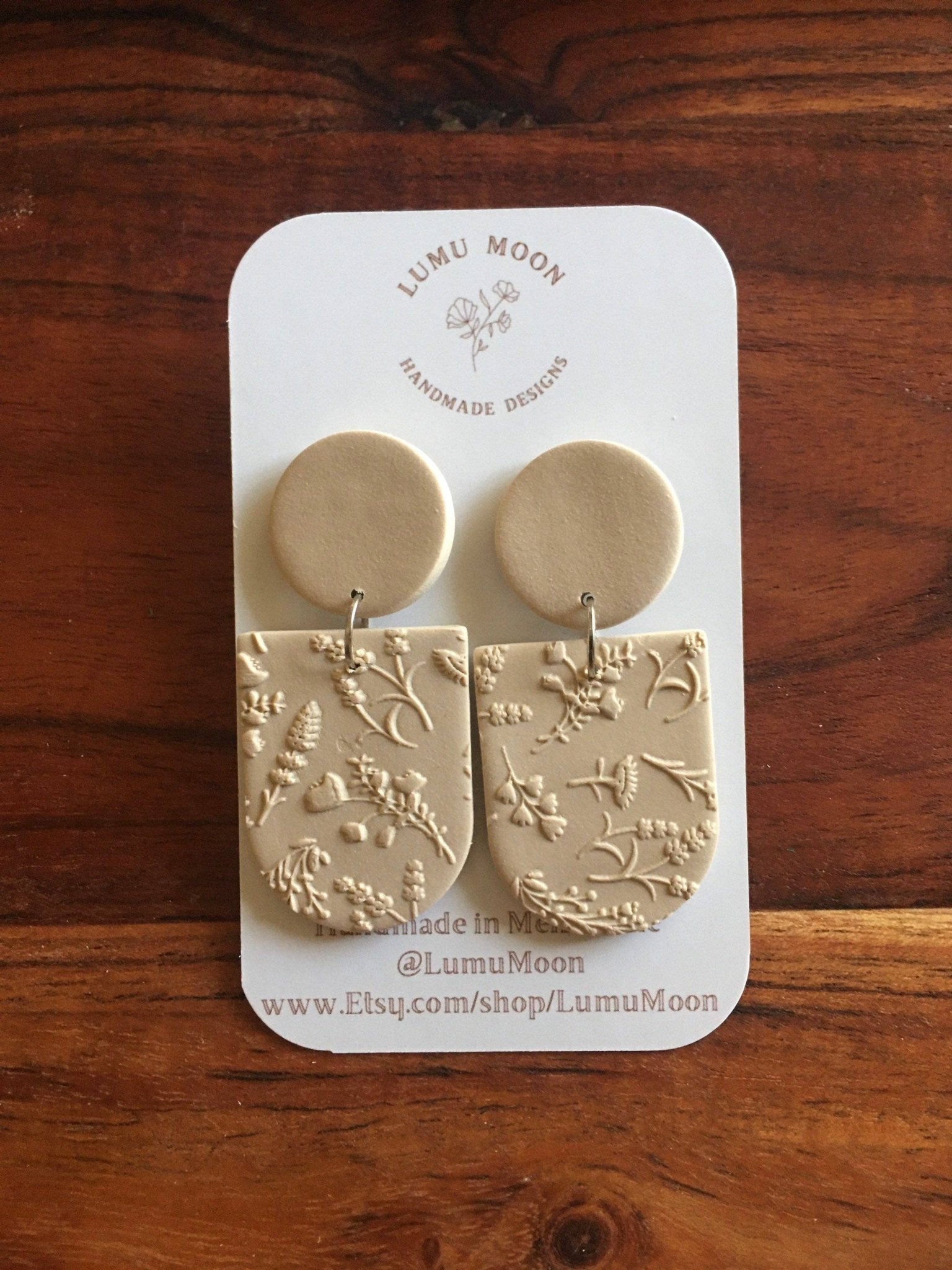 Olivia Wildflower Closed Arch earrings - Land to Coast