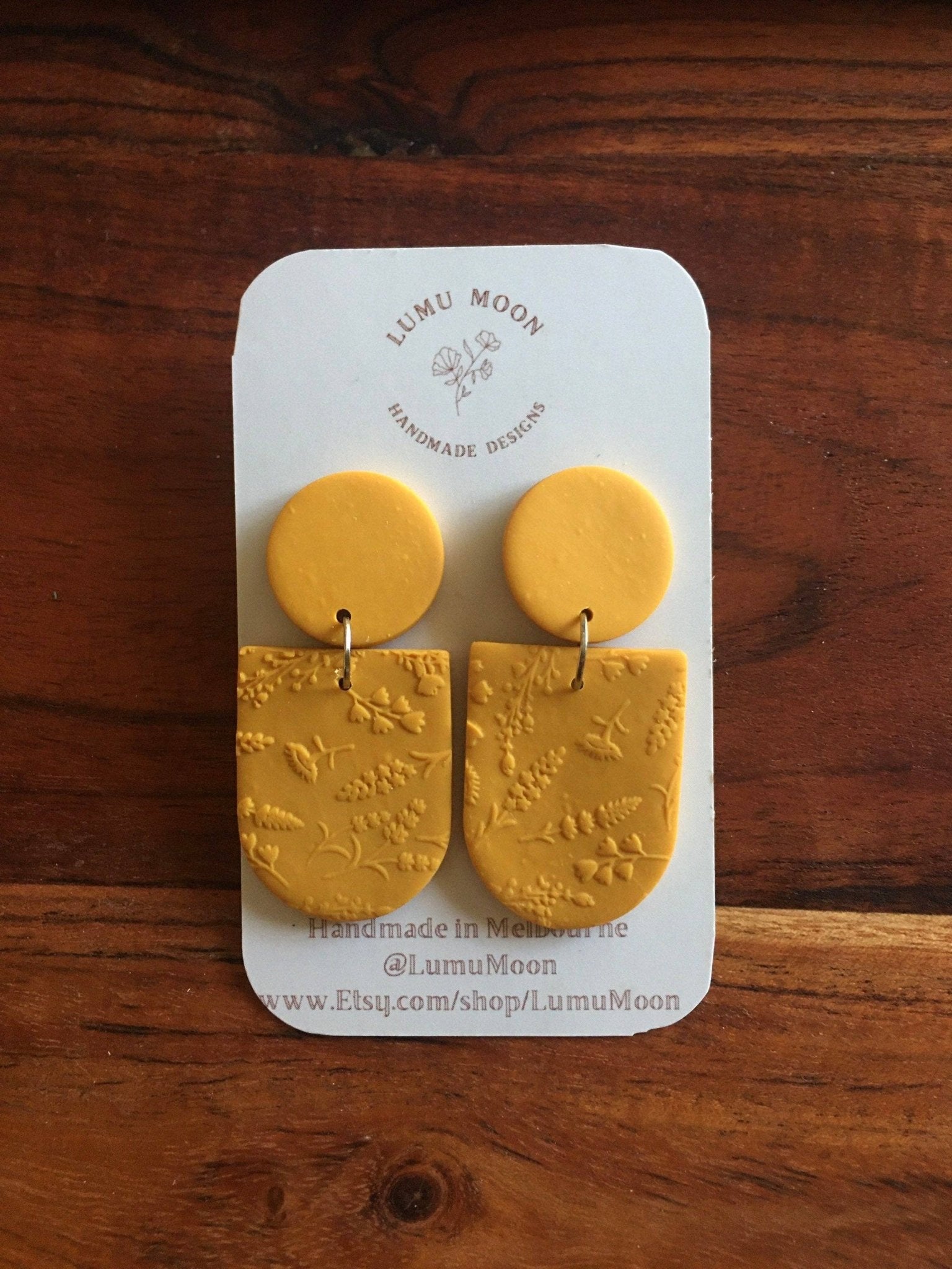 Olivia Wildflower Closed Arch earrings - Land to Coast