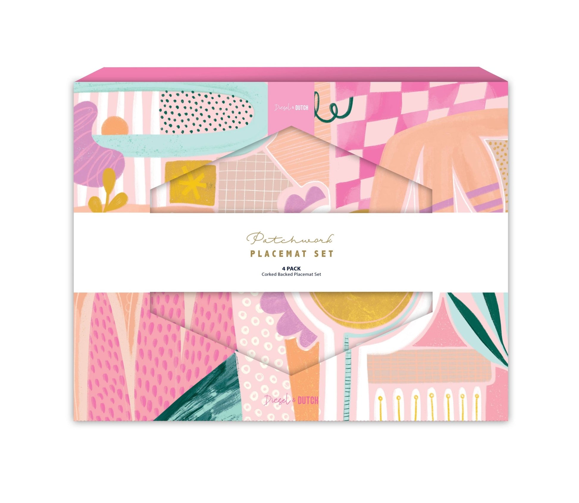 Patchwork 4pc Placemat Set [4] - Land to Coast