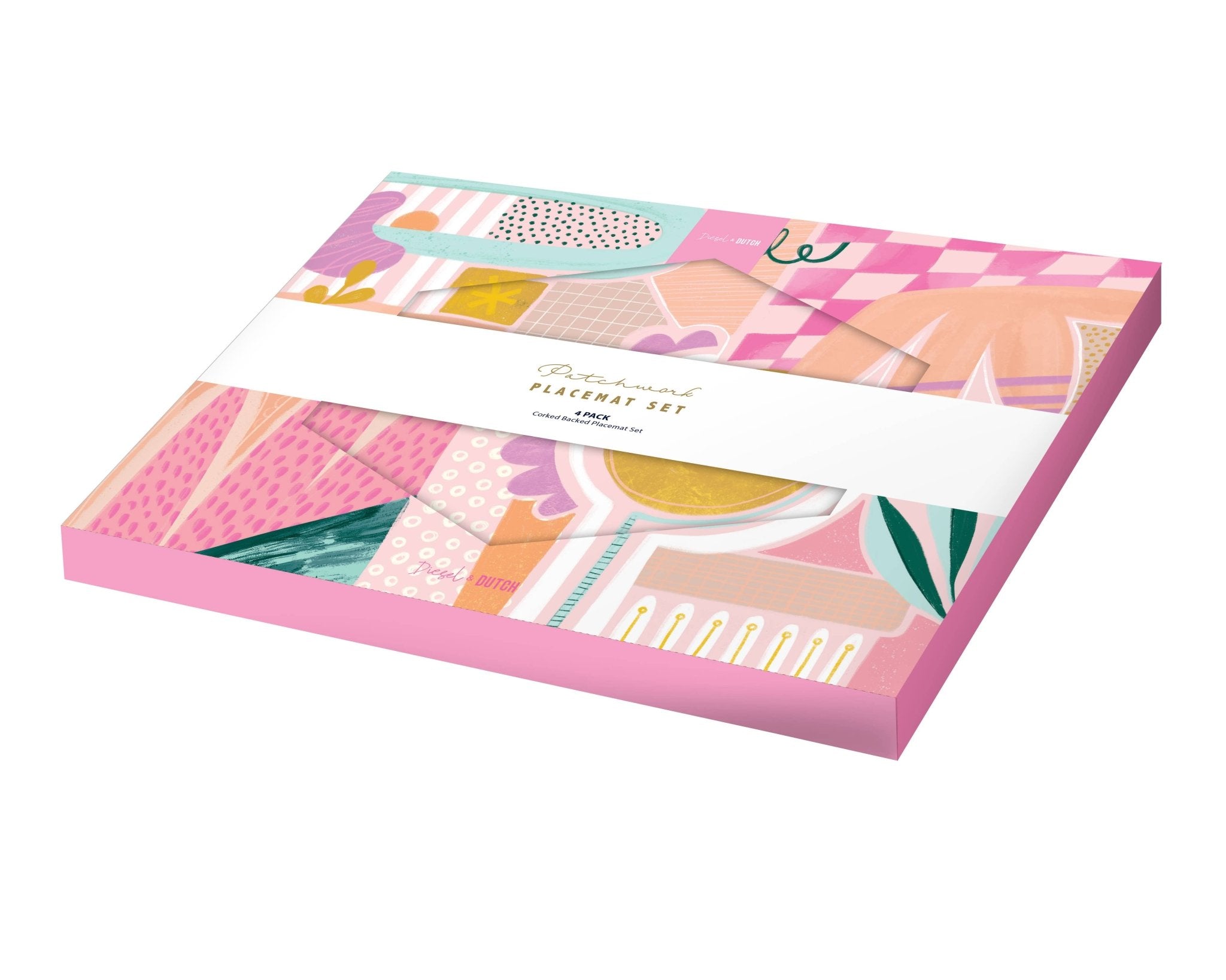 Patchwork 4pc Placemat Set [4] - Land to Coast