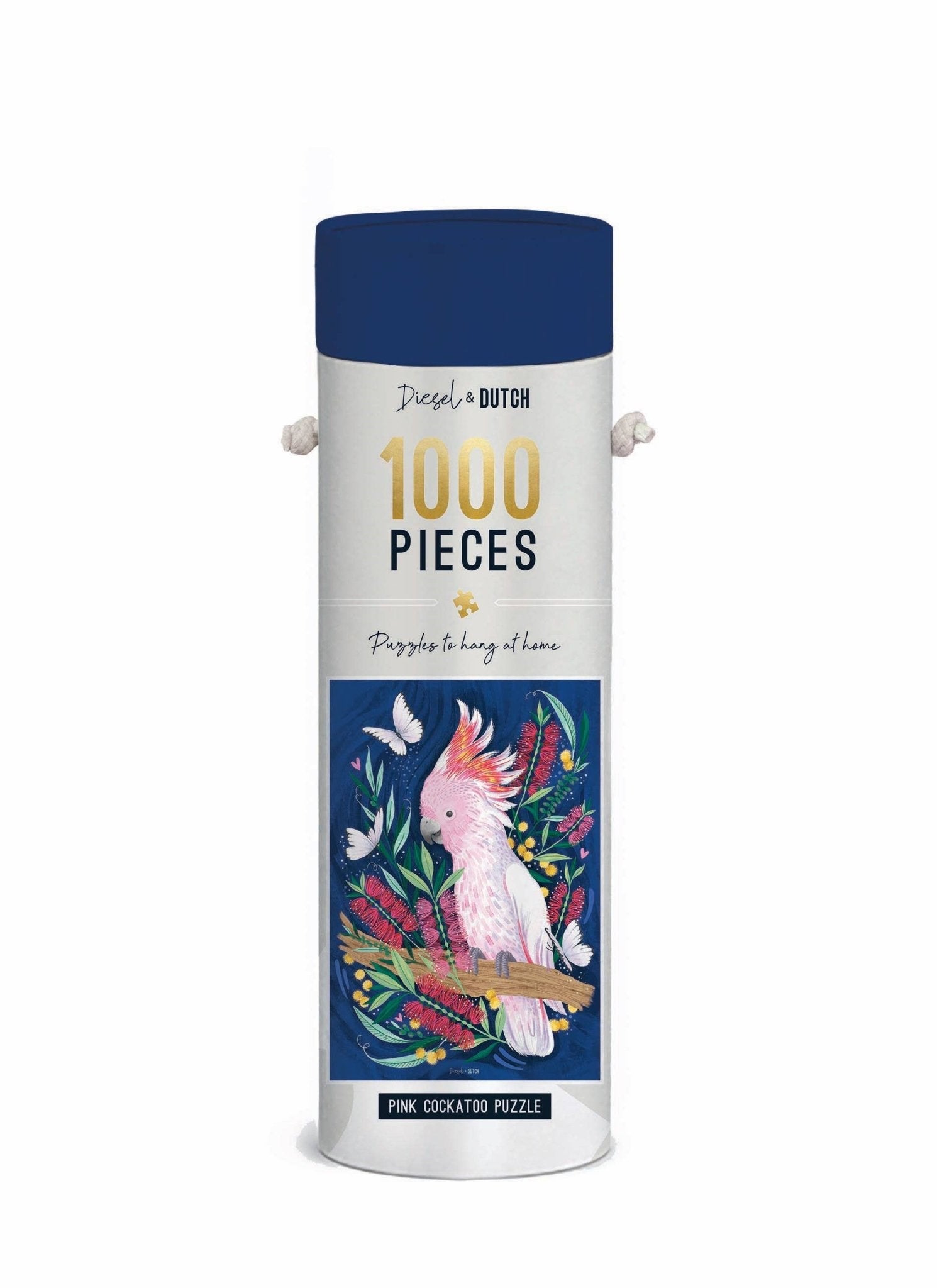 Pink Cockatoo 1000pc Wall Jigsaw Puzzle - Land to Coast