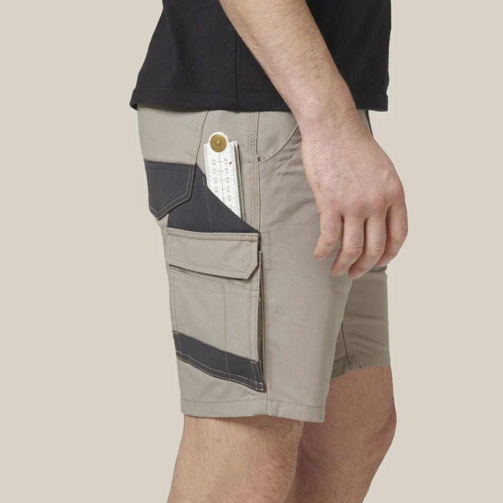 Raptor rip resistant mid length work shorts Desert Y05160 - Land to Coast