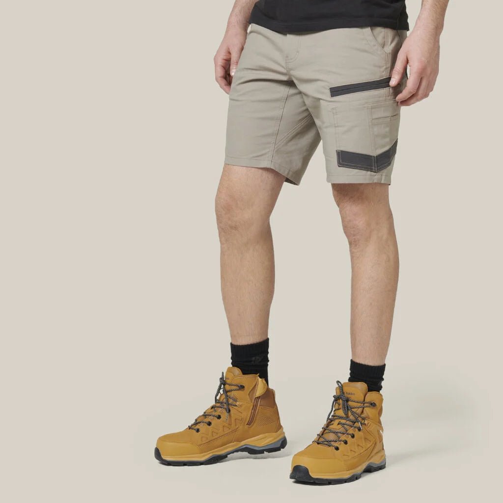 Raptor rip resistant mid length work shorts Desert Y05160 - Land to Coast