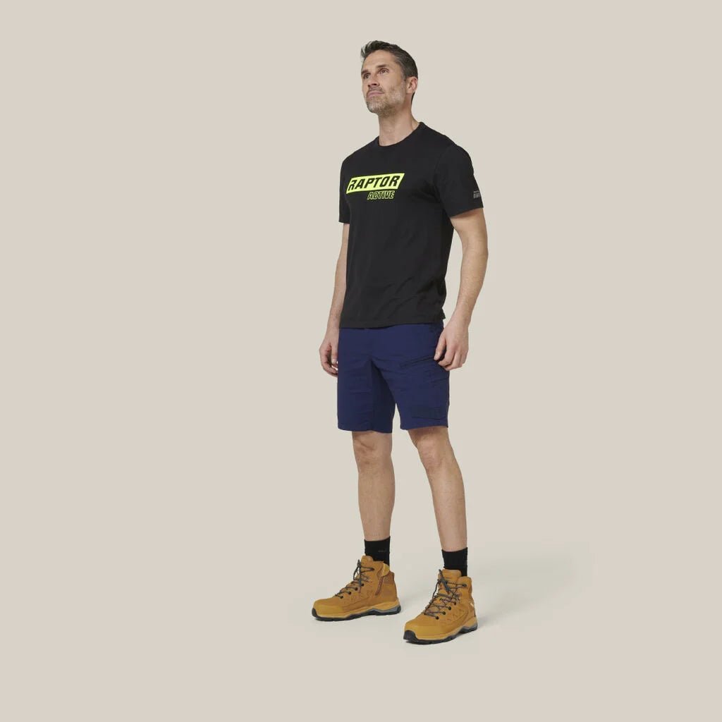 Raptor rip resistant mid length work shorts Navy Y05160 - Land to Coast