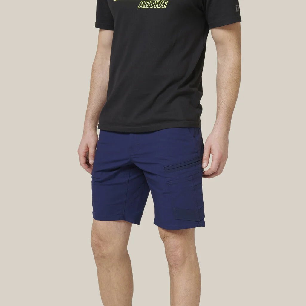 Raptor rip resistant mid length work shorts Navy Y05160 - Land to Coast