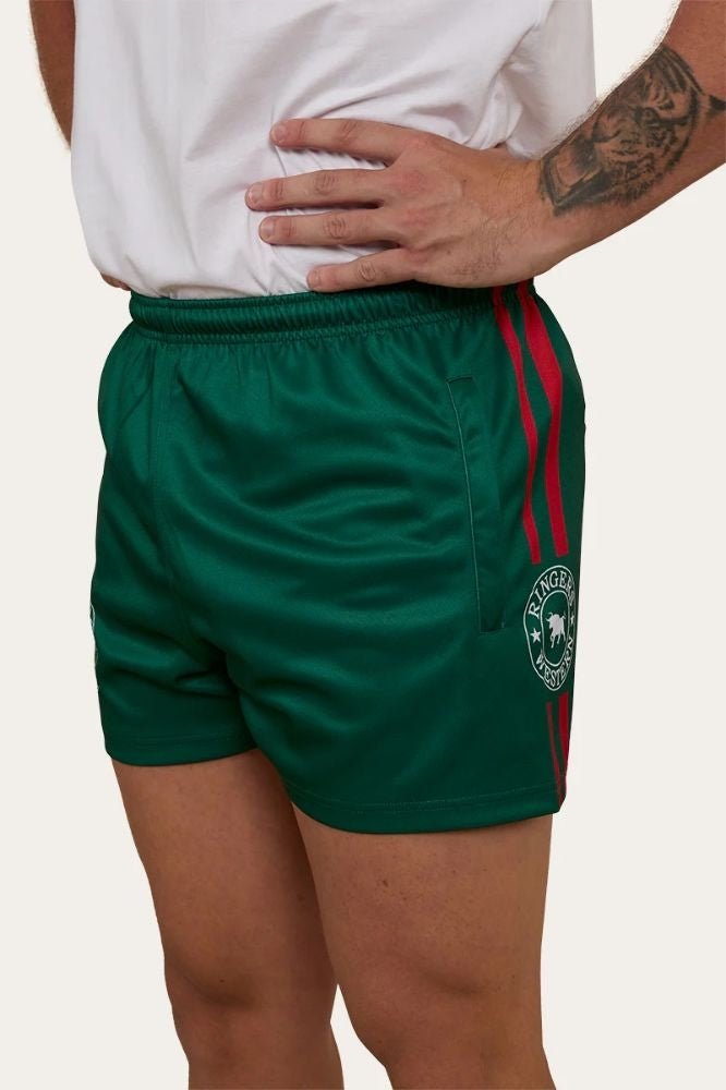 Ringers Footy Short - Lake Green - Land to Coast