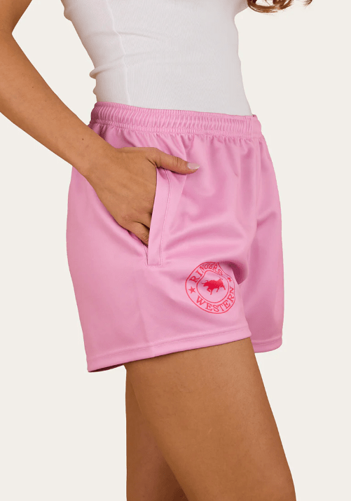Ringers Footy Short - Pastel Pink - Land to Coast