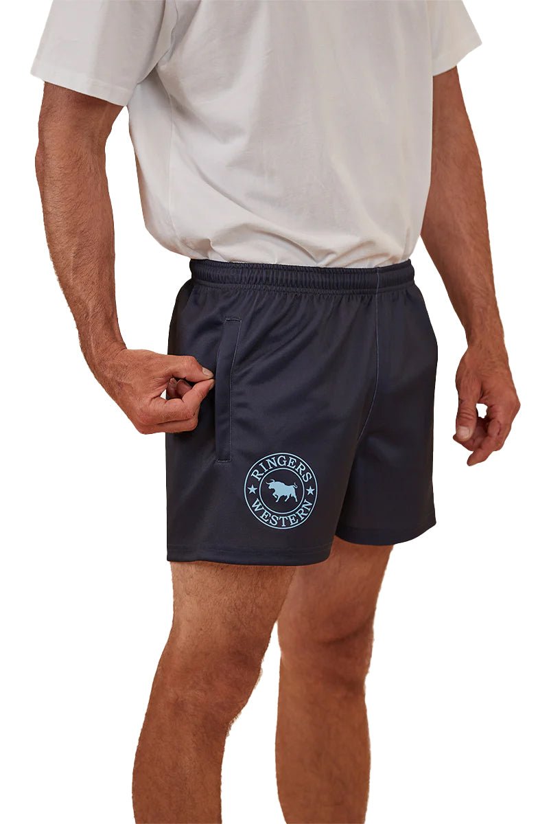 Ringers Western Footy Shorts - Navy 123049RW - Land to Coast