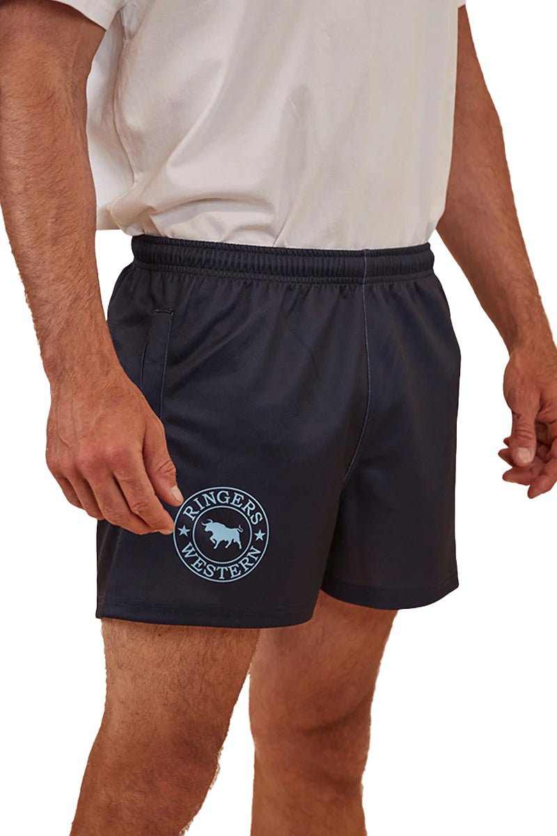Ringers Western Footy Shorts - Navy 123049RW - Land to Coast