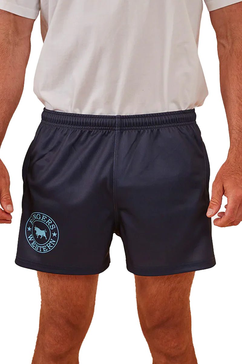 Ringers Western Footy Shorts - Navy 123049RW - Land to Coast