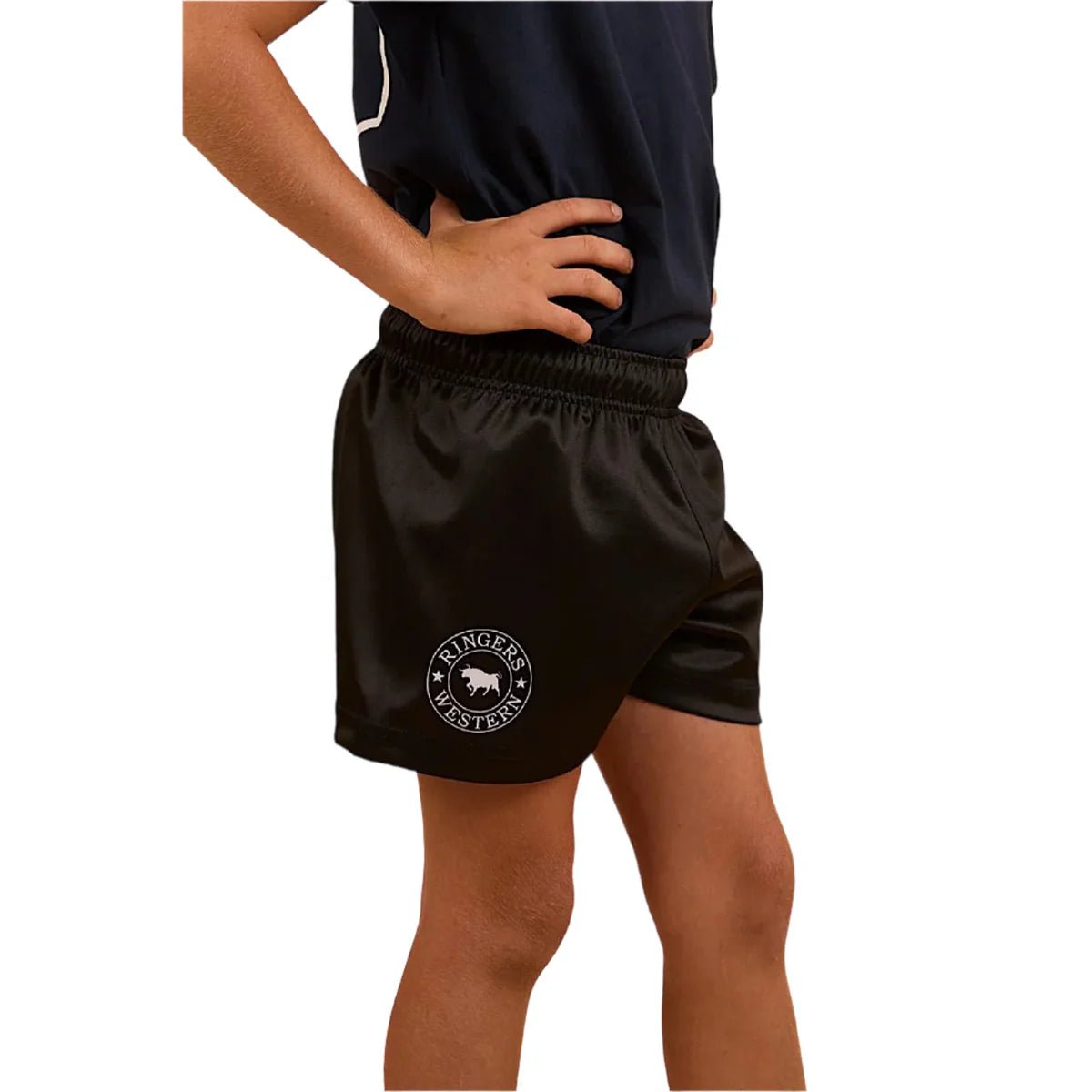 Ringers Western Kid's Footy Short - Black - Land to Coast