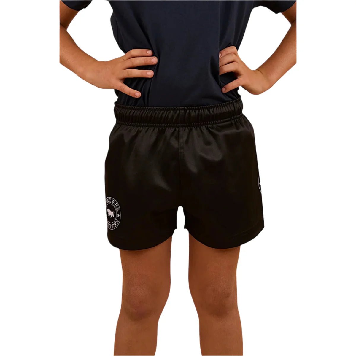 Ringers Western Kid's Footy Short - Black - Land to Coast