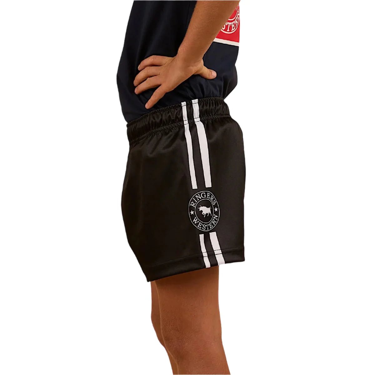 Ringers Western Kid's Footy Short - Black - Land to Coast